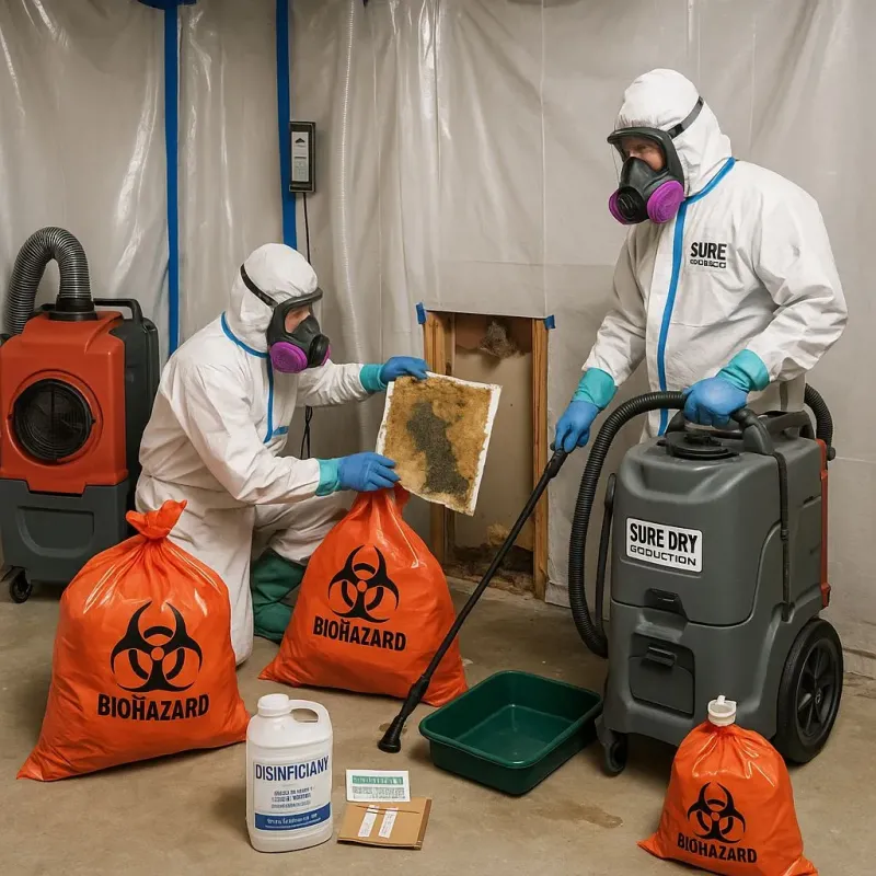 Contaminated Water Handling Protocols process in Crawford County, KS